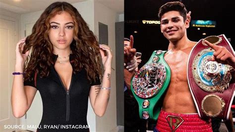 malu trevejo kissing|Boxer Ryan Garcia caught kissing TikTok star despite。